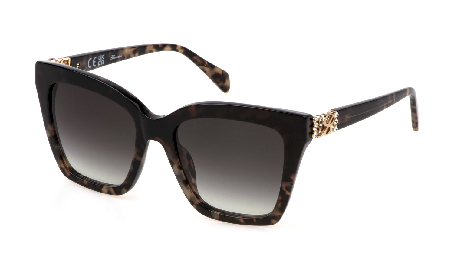 0190605551011 - Damen SBM863S 03KU Gläser SONNENBRILLEN Acetat Havanna Rauch Quadratisch Normal Schattiert 0190605551011 - Damen SBM863S 03KU Gläser SONNENBRILLEN Acetat Havanna Rauch Quadratisch Normal Schattiert