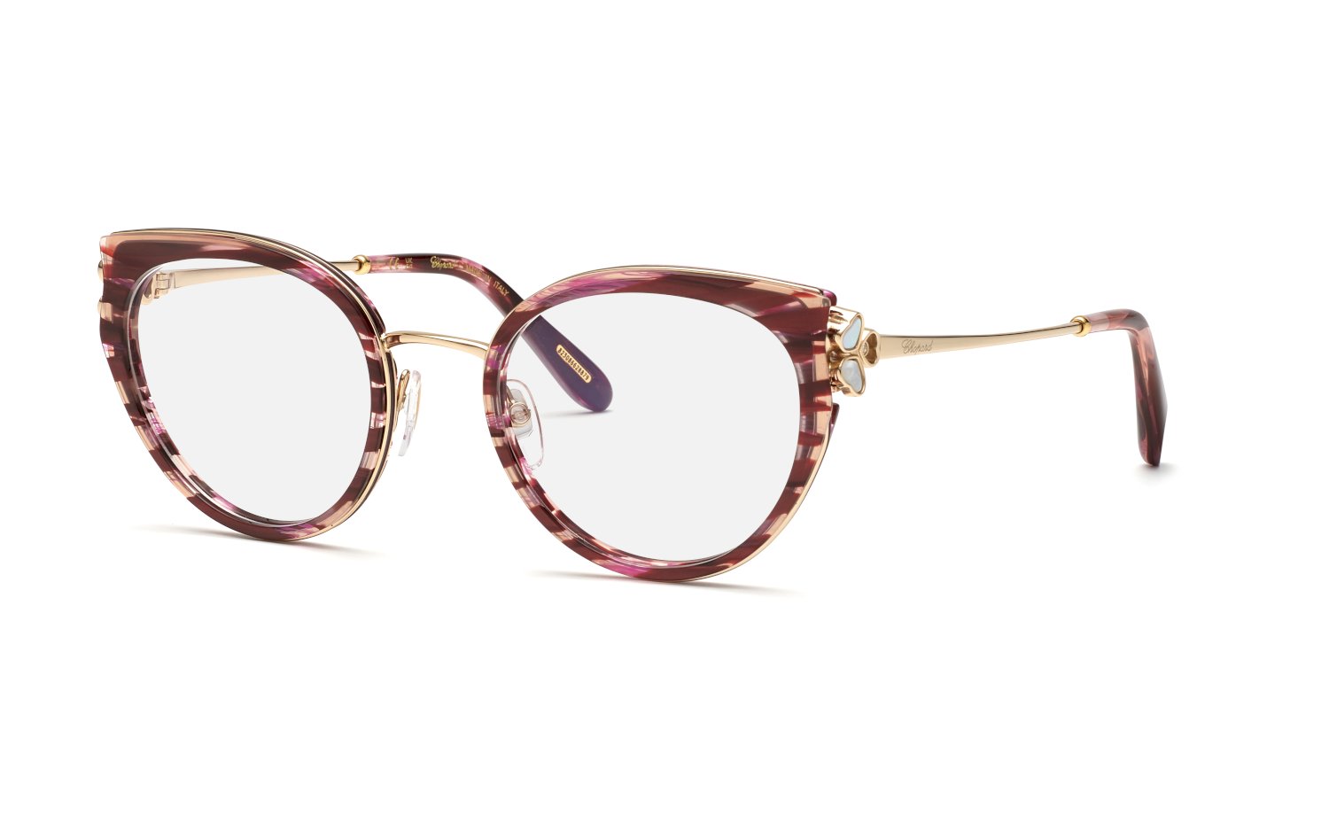 0190605552520 - Donna VCH367V 01G2 Rahmen von BRILLEN Acetato Bordeaux  Cat Eye