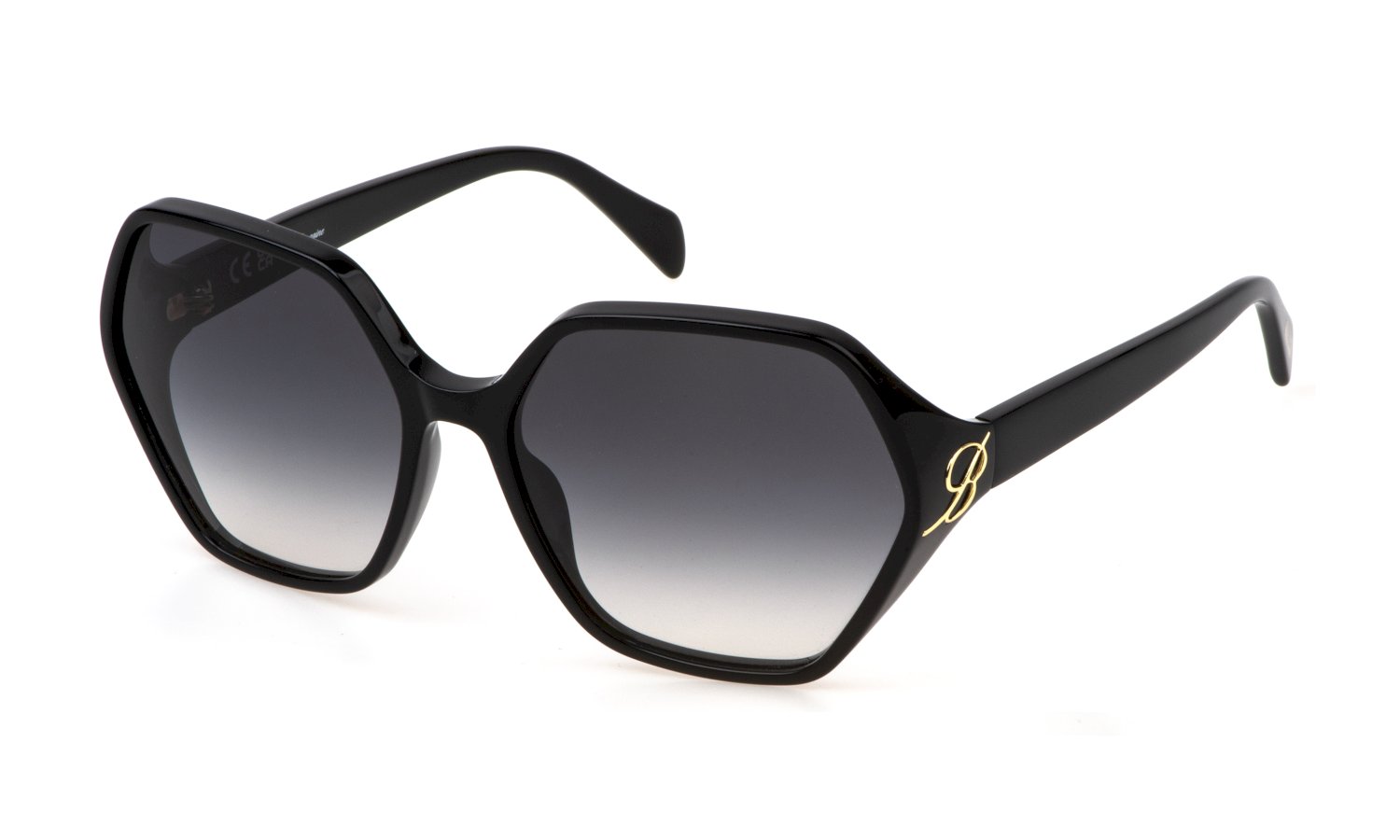 0190605552575 - Damen SBM861 700F Gläser SONNENBRILLEN Acetat Schwarz Rauch Geometrisch Normal Schattiert 0190605552575 - Damen SBM861 700F Gläser SONNENBRILLEN Acetat Schwarz Rauch Geometrisch Normal Schattiert