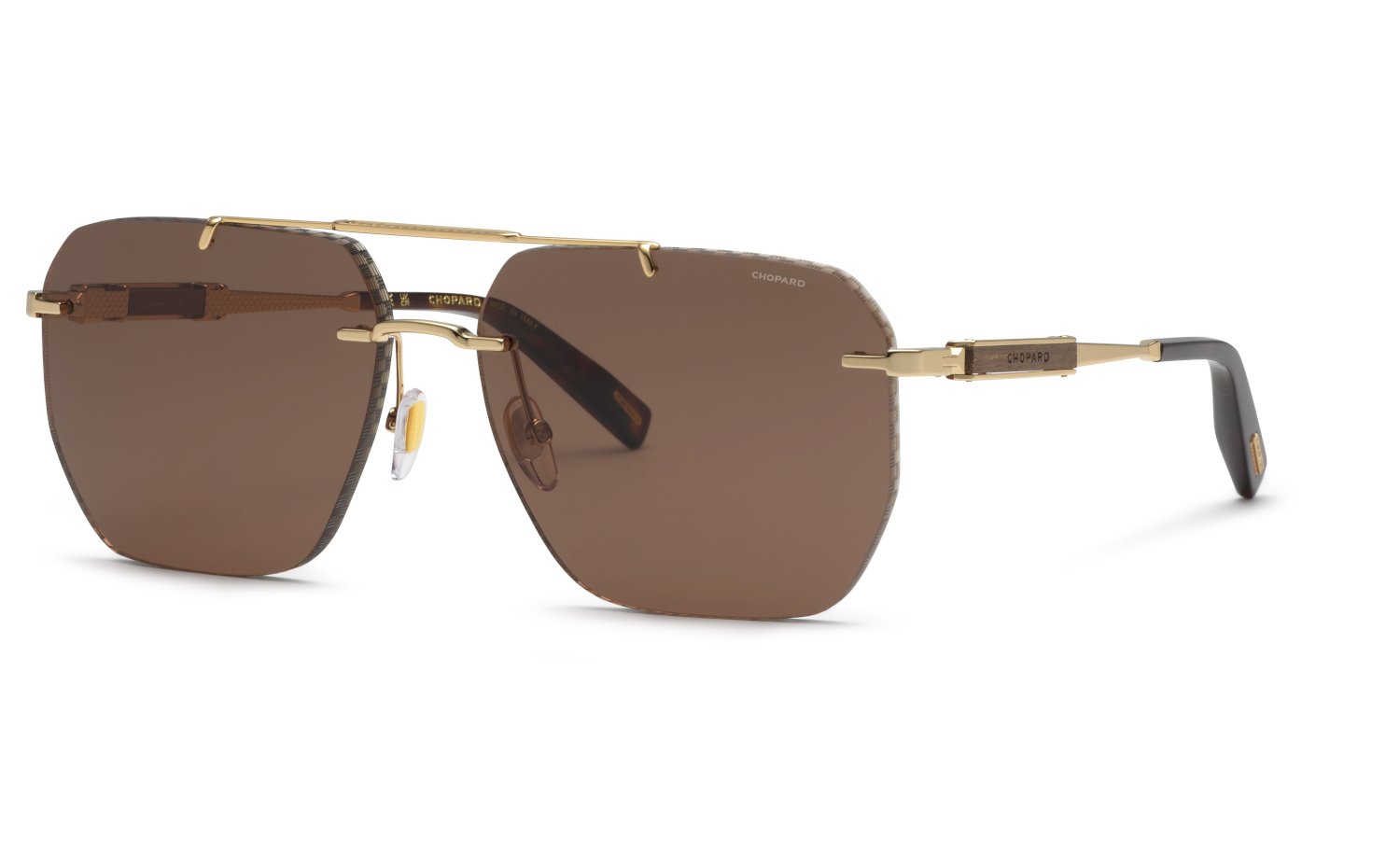 0190605559475 - Herren SCHL53 300K Gläser SONNENBRILLEN Metall Gold Braun Quadratisch Blendfrei 0190605559475 - Herren SCHL53 300K Gläser SONNENBRILLEN Metall Gold Braun Quadratisch Blendfrei