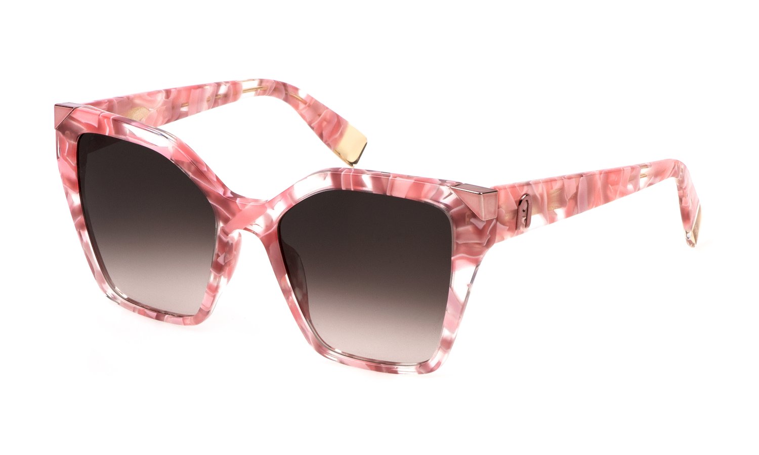 0190605559666 - Damen SFU686V  01KE Gläser SONNENBRILLEN Acetat Rosa Braun Schmetterling Normal Schattiert