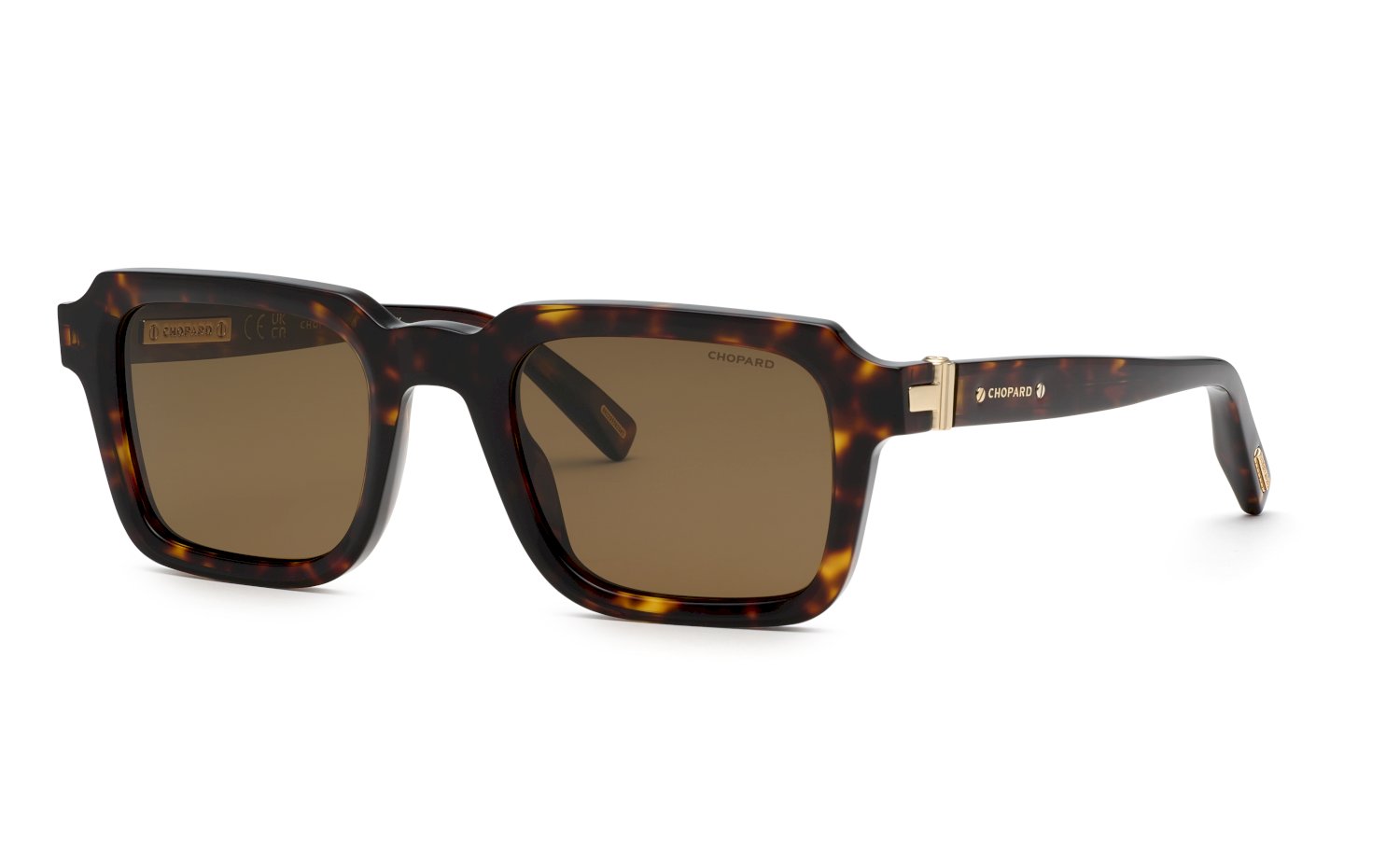 0190605559826 - Herren SCH376  909P Sonnenbrillen Acetat Havanna Braun Quadratisch Polarisiert