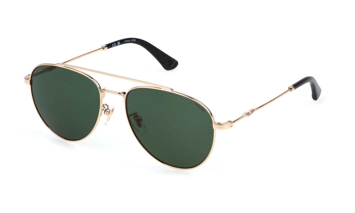 0190605561454 - Herren SPLP20 ORIGINS LITE 29  300 Gläser SONNENBRILLEN Metall Gold Grün Pilot Normal