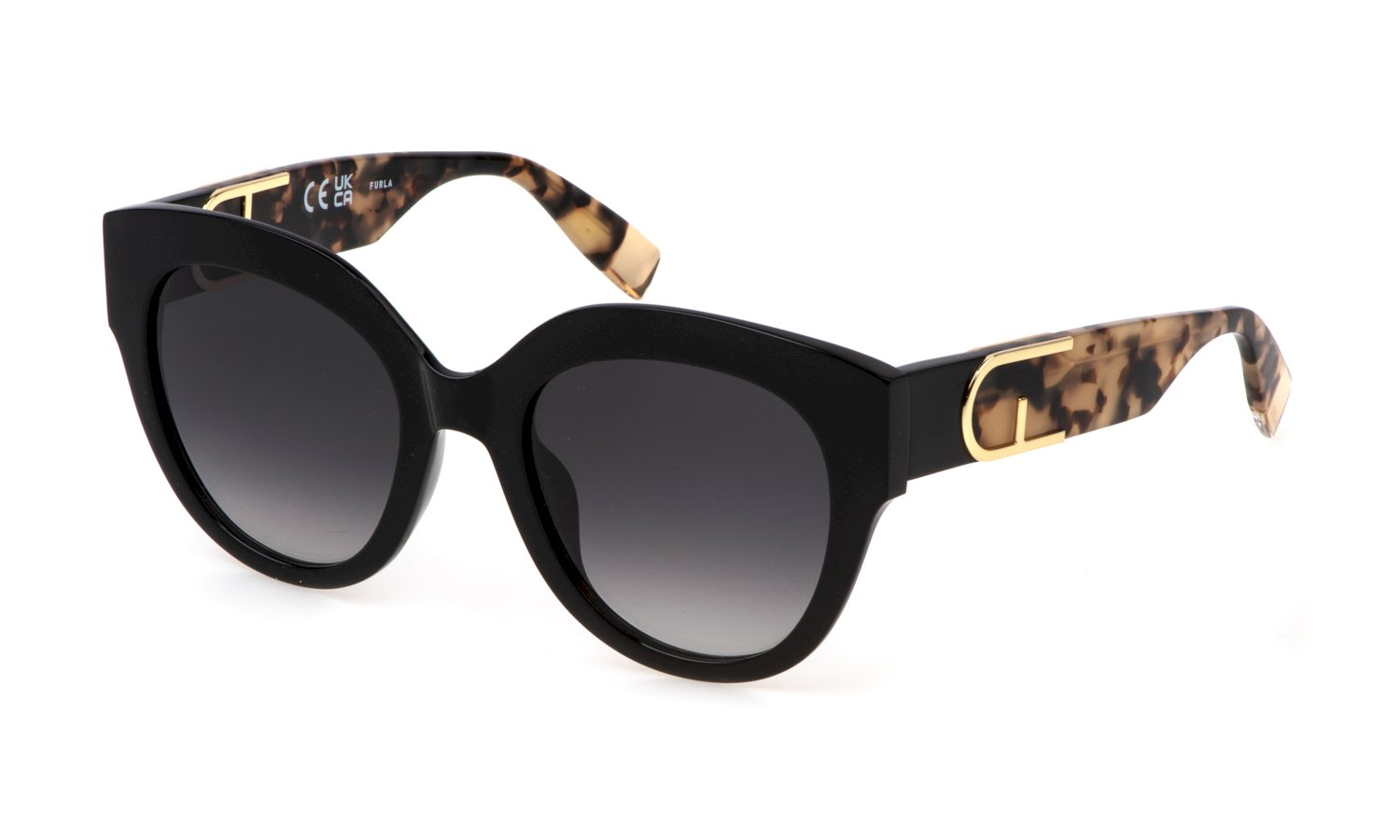0190605564042 - Damen SFU813V 700Y Sonnenbrillen Acetat Schwarz Rauch Quadratisch Normal Schattiert 0190605564042 - Damen SFU813V 700Y Sonnenbrillen Acetat Schwarz Rauch Quadratisch Normal Schattiert