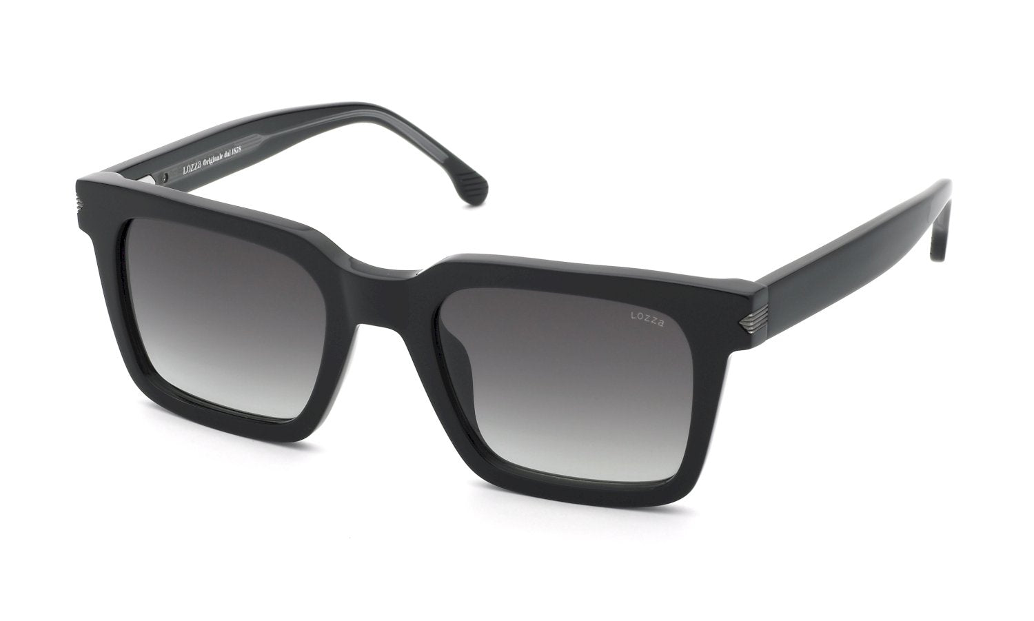 0190605572702 - Herren SL4382 MARATEA 3 700Y Sonnenbrillen Acetat Schwarz Rauch Quadratisch Normal Schattiert 0190605572702 - Herren SL4382 MARATEA 3 700Y Sonnenbrillen Acetat Schwarz Rauch Quadratisch Normal Schattiert