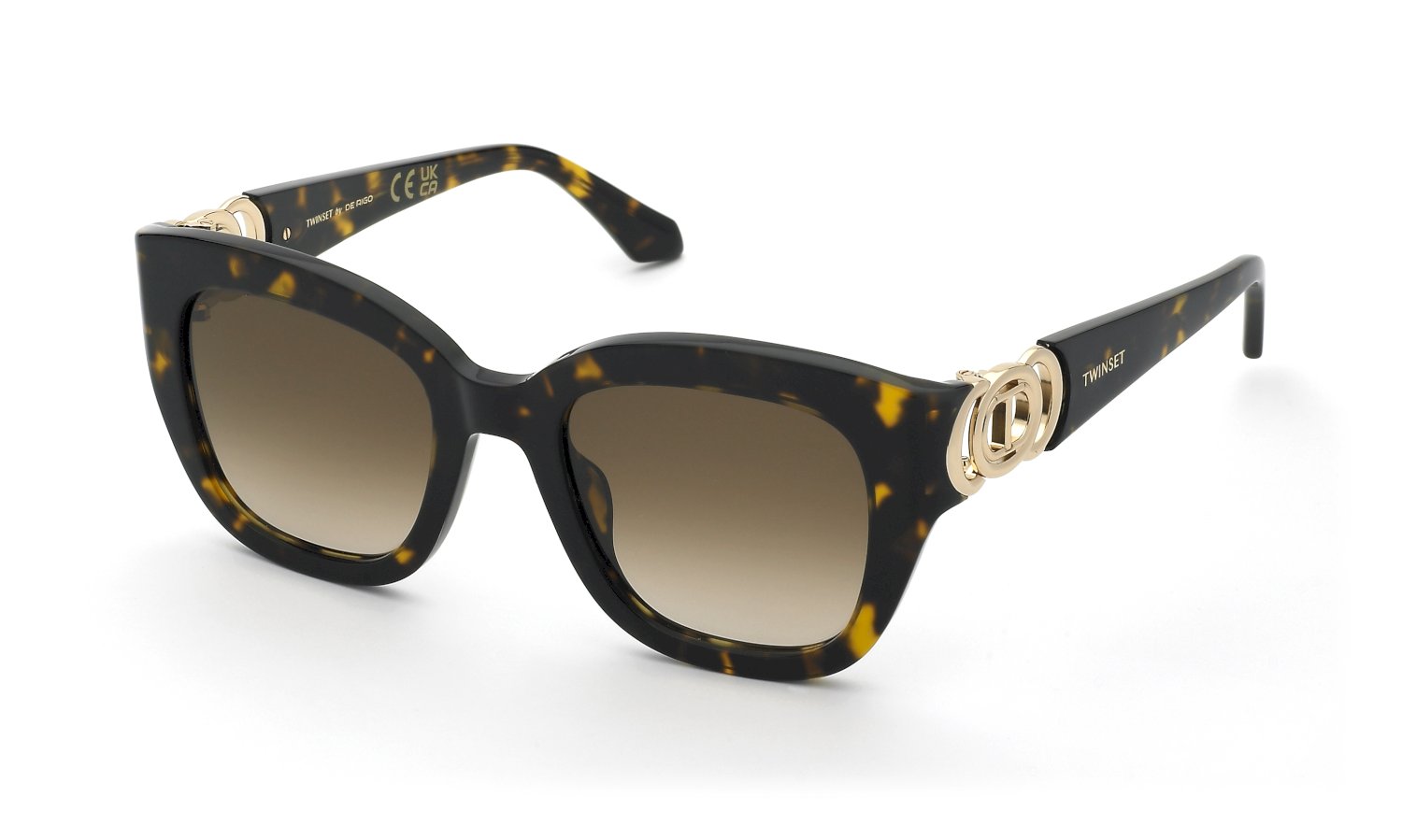 0190605584460 - Damen STW065  781 Sonnenbrillen Acetat Havanna Braun Quadratisch Normal Schattiert