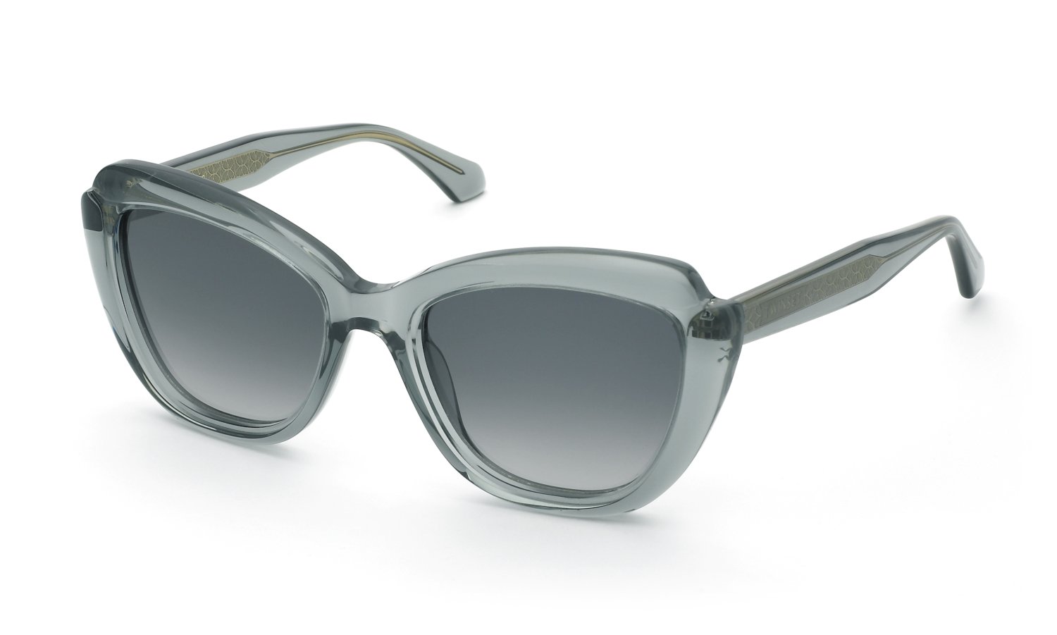 0190605585627 - Damen STW069V  0M40 Gläser SONNENBRILLEN Acetat Grün Rauch Schmetterling Normal Schattiert