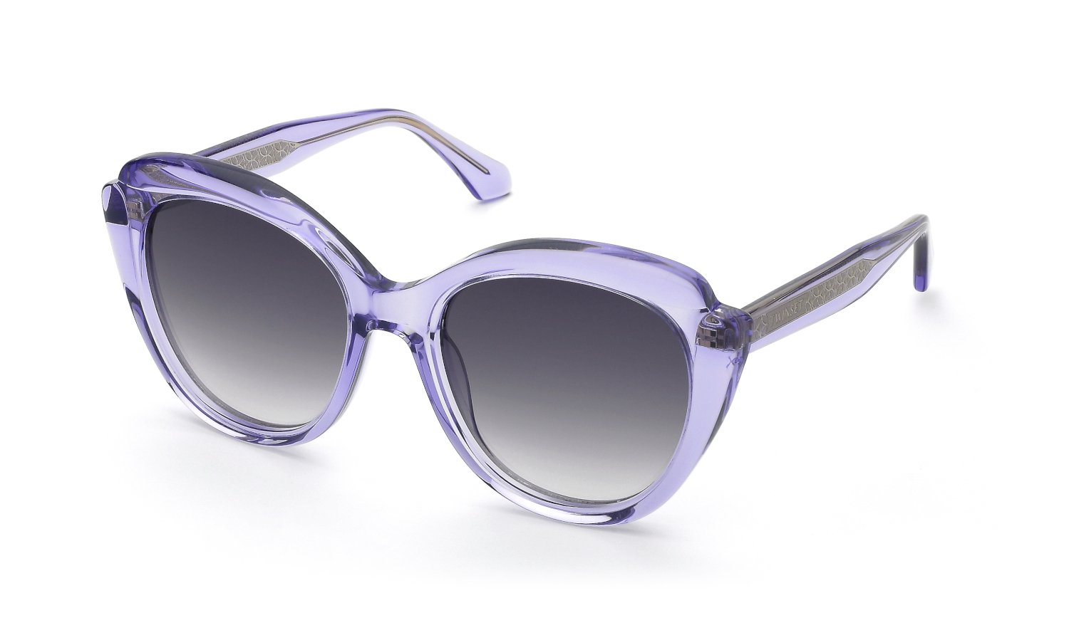 0190605585696 - Damen STW070V  09PX Gläser SONNENBRILLEN Acetat Violett Blau Schmetterling Normal Schattiert