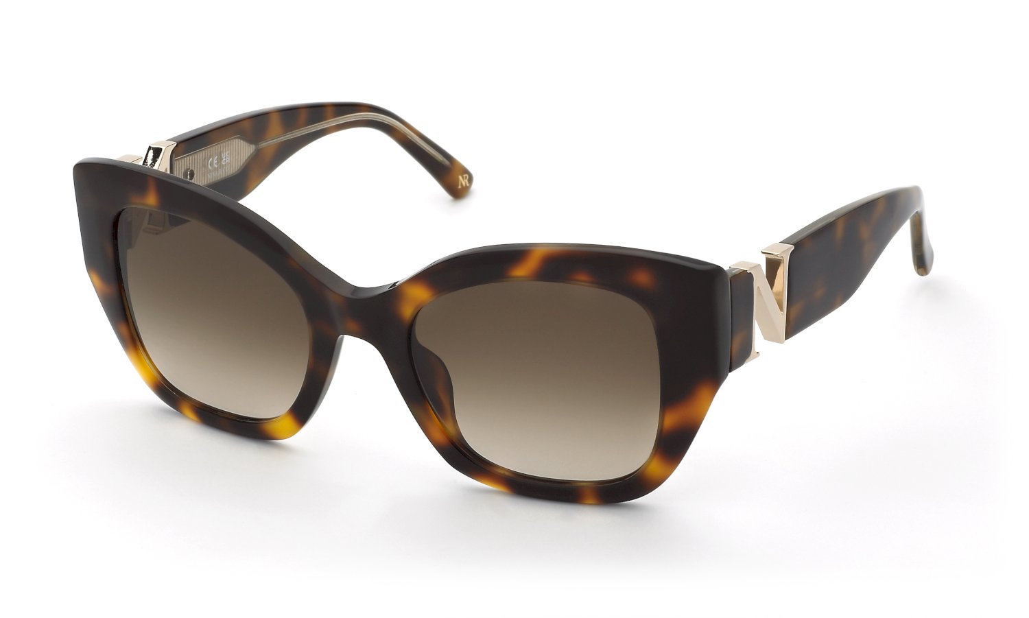 0190605586655 - Damen SNR377V  752 Gläser SONNENBRILLEN Acetat Havanna Braun Quadratisch Normal Schattiert