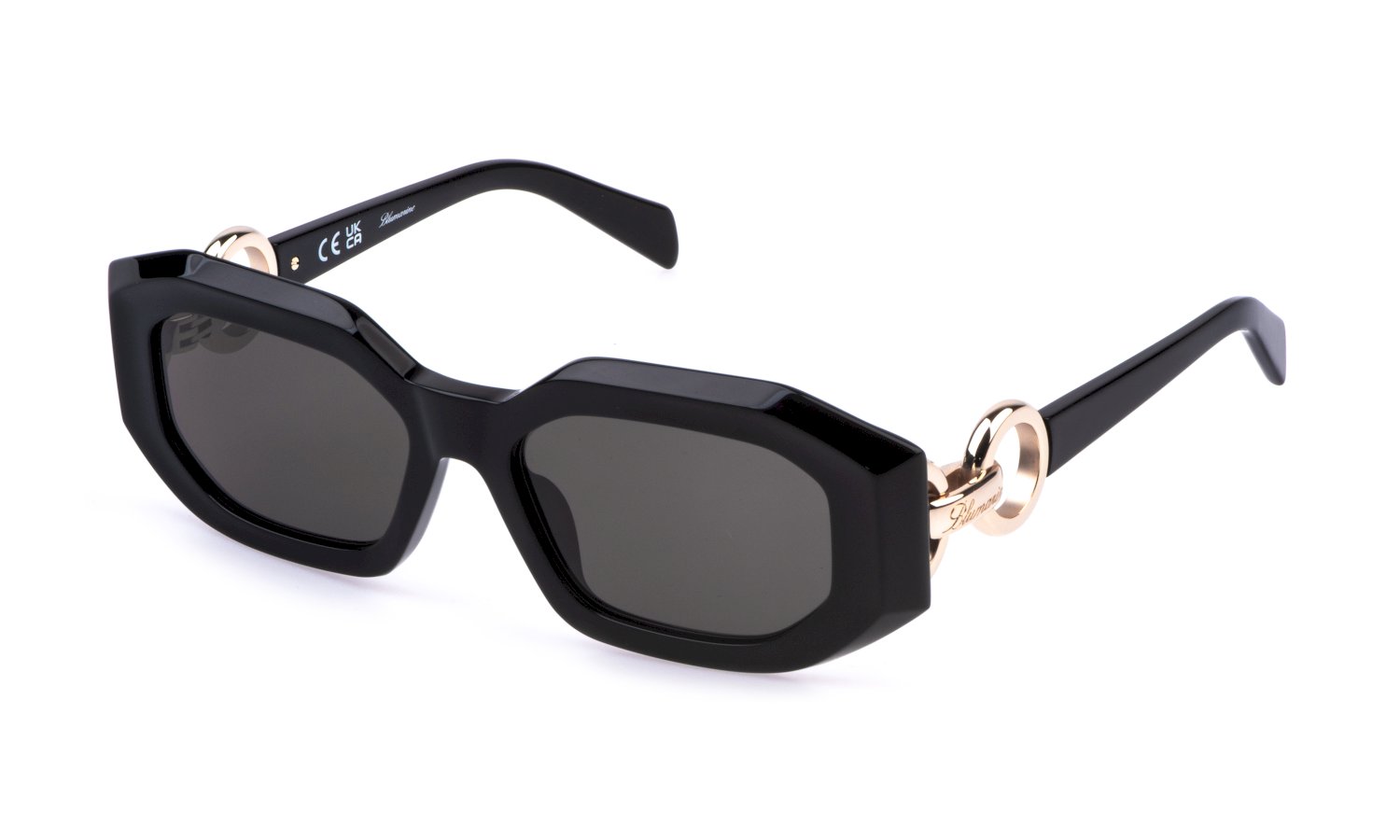 0190605587829 - Damen SBM868 700 Sonnenbrillen Acetat Schwarz Rauch Geometrisch Normal 0190605587829 - Damen SBM868 700 Sonnenbrillen Acetat Schwarz Rauch Geometrisch Normal