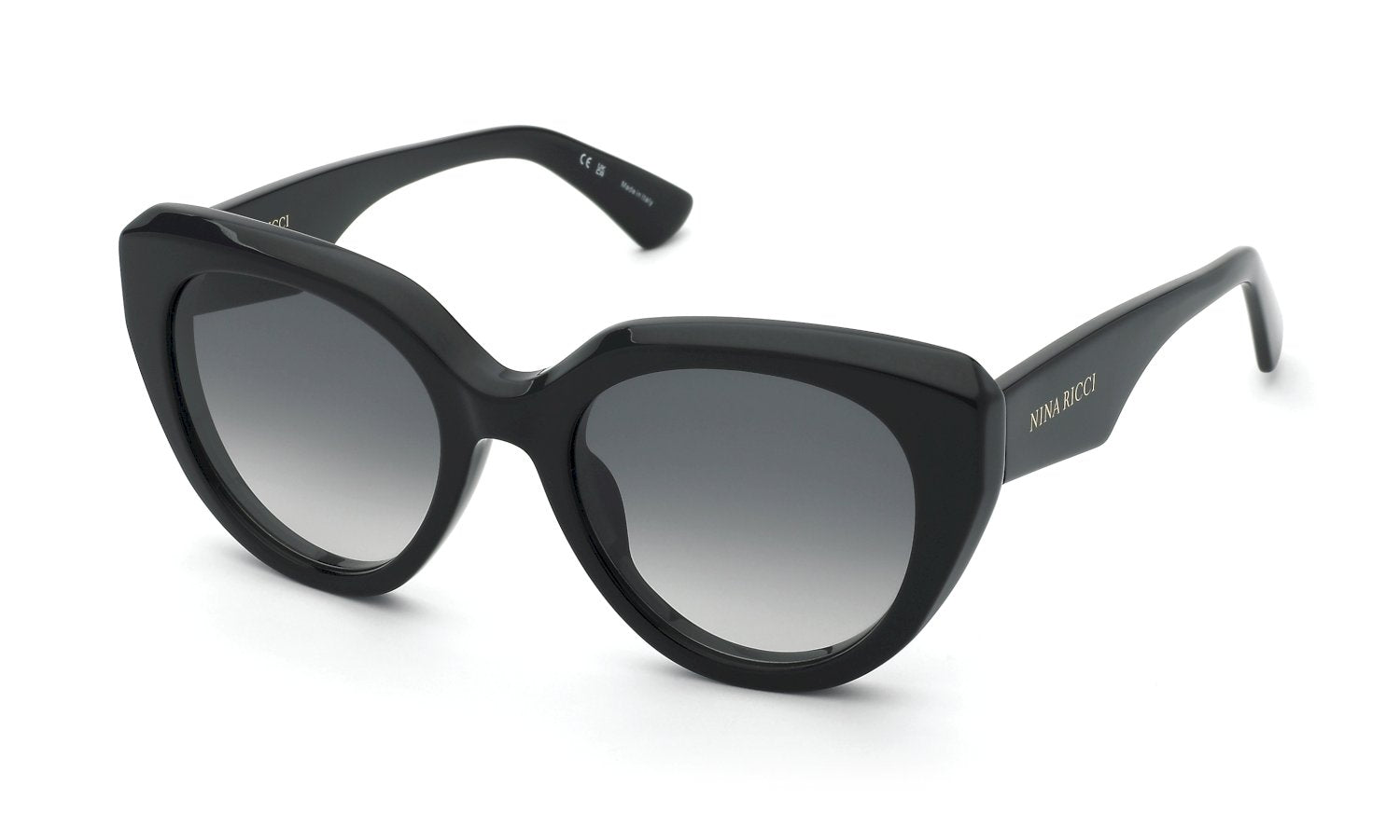 0190605589670 - Damen SNR404  700 Sonnenbrillen Acetat Schwarz Rauch Schmetterling Normal Schattiert
