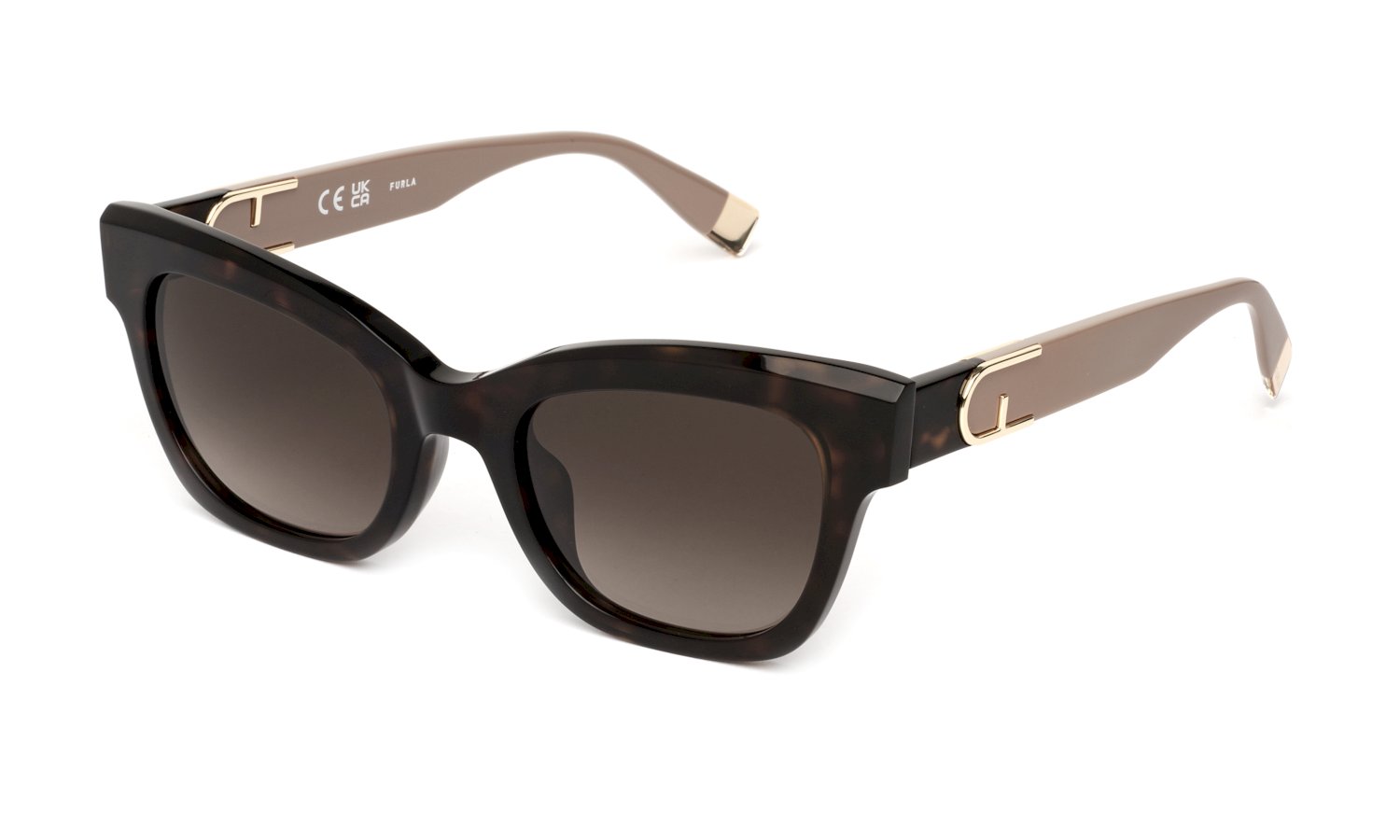 0190605593332 - Damen SFU814V 0722 Sonnenbrillen Acetat Havanna Braun Quadratisch Schattiert 0190605593332 - Damen SFU814V 0722 Sonnenbrillen Acetat Havanna Braun Quadratisch Schattiert
