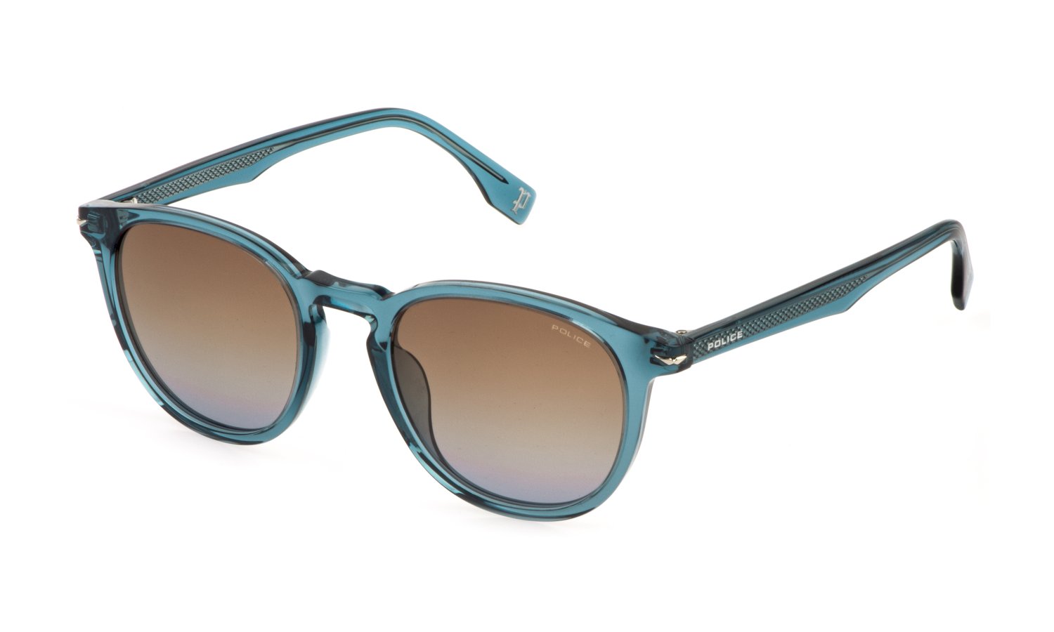 0190605603130 - Herren SPLQ82 CHAMP 13  855 Sonnenbrillen Acetat Hellblau Braun Pantos Normal Schattiert