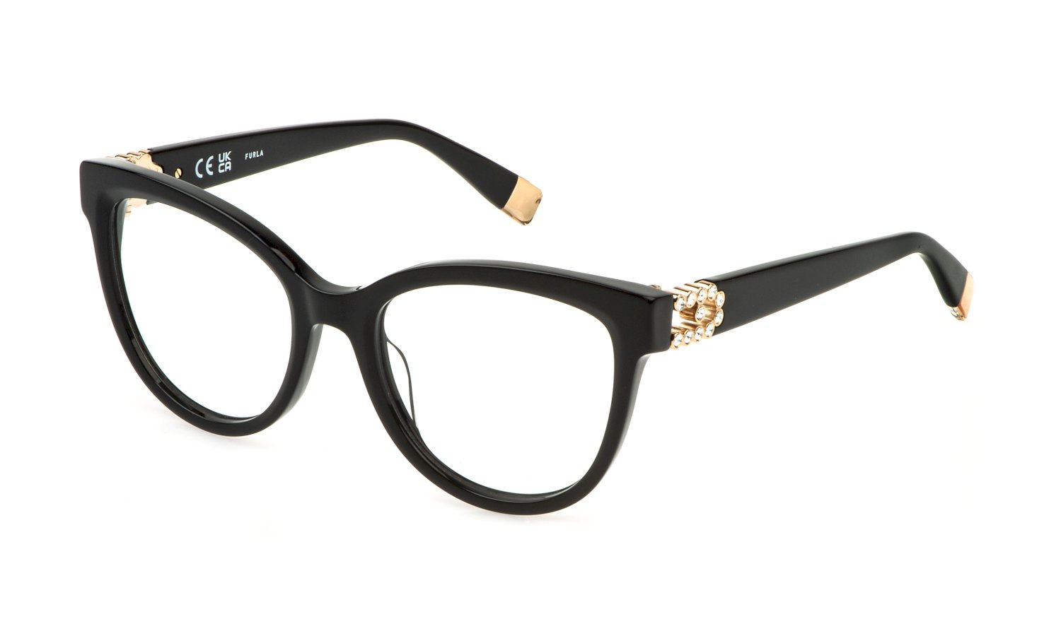 0190605603468 - Damen VFU864S 700S Rahmen von BRILLEN Acetat Schwarz Schmetterling 0190605603468 - Damen VFU864S 700S Rahmen von BRILLEN Acetat Schwarz Schmetterling
