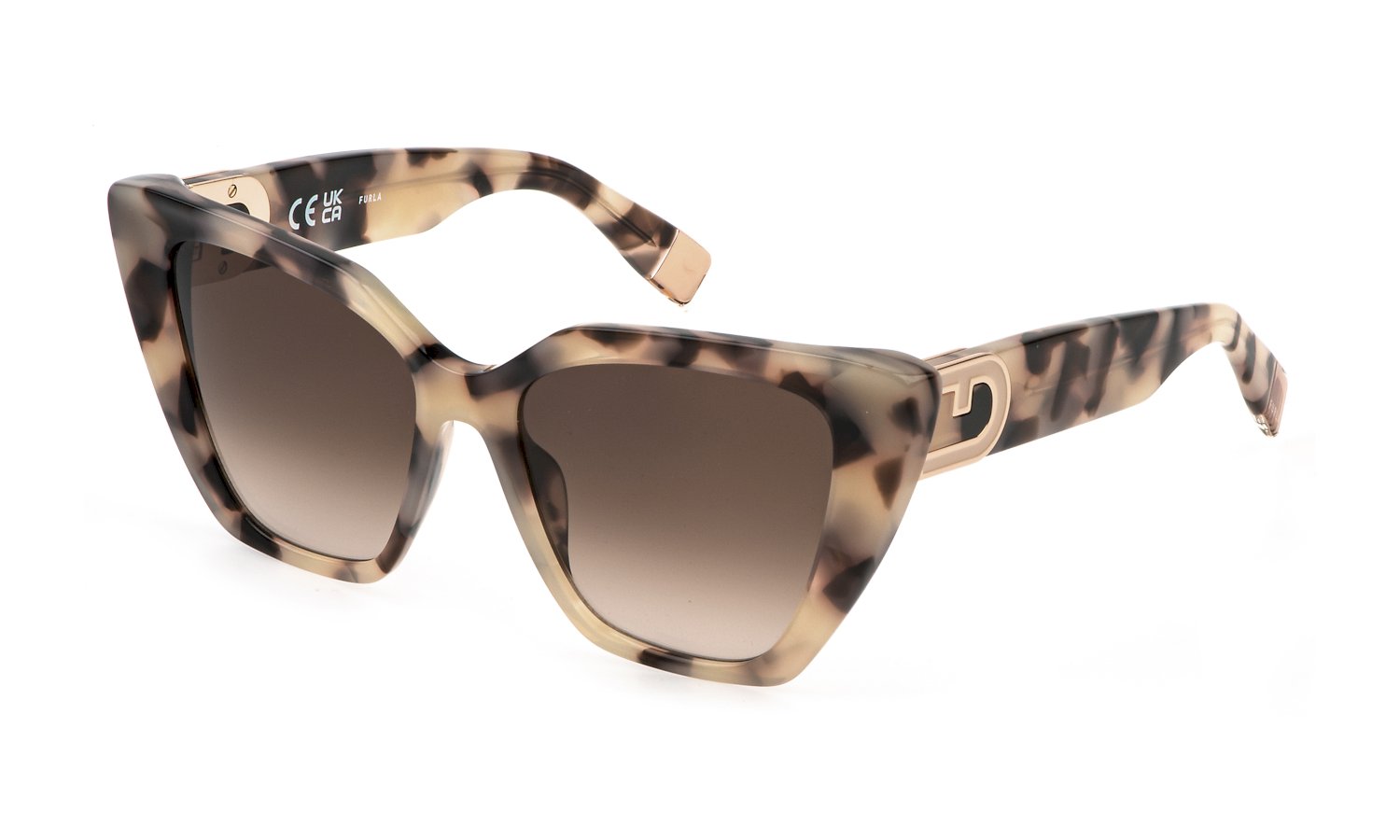 0190605605448 - Damen SFU879 0XA5 Sonnenbrillen Acetat Havanna Braun Schmetterling Normal Schattiert 0190605605448 - Damen SFU879 0XA5 Sonnenbrillen Acetat Havanna Braun Schmetterling Normal Schattiert