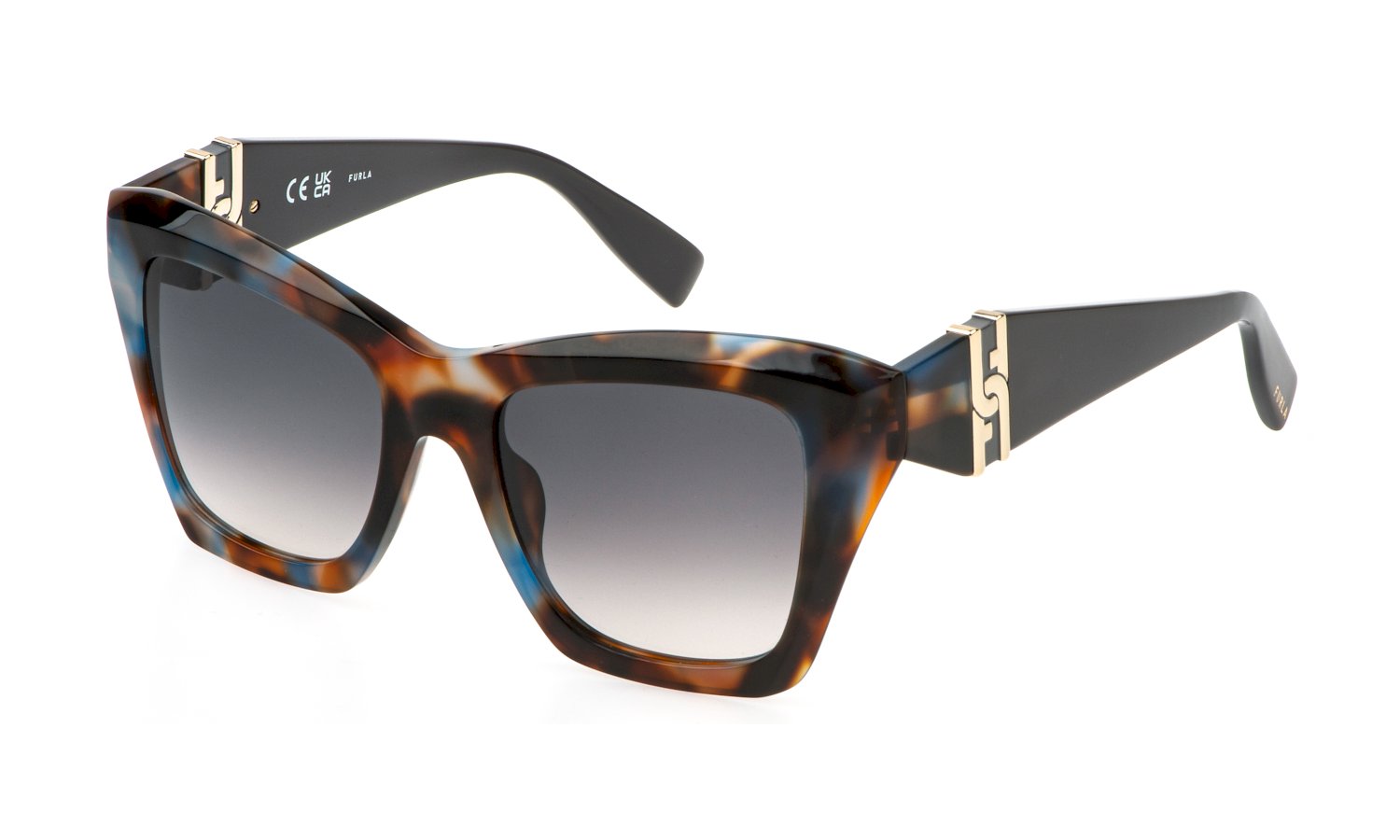 0190605605646 - Damen SFU884 09UV Gläser SONNENBRILLEN Acetat Havanna Rauch Quadratisch Normal Schattiert 0190605605646 - Damen SFU884 09UV Gläser SONNENBRILLEN Acetat Havanna Rauch Quadratisch Normal Schattiert