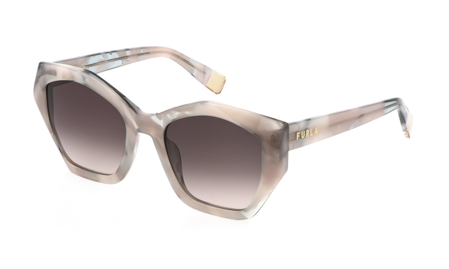 0190605605691 - Damen SFU885 0GL8 Sonnenbrillen Acetat Grau Braun Geometrisch Normal Schattiert 0190605605691 - Damen SFU885 0GL8 Sonnenbrillen Acetat Grau Braun Geometrisch Normal Schattiert