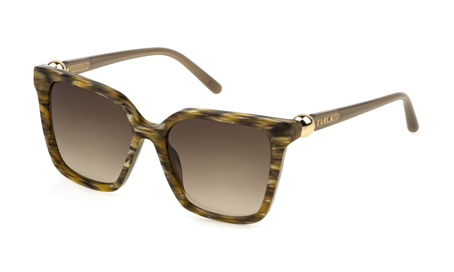 0190605605905 - Damen SFU888 01EV Gläser SONNENBRILLEN Acetat Grün Quadratisch Normal Schattiert 0190605605905 - Damen SFU888 01EV Gläser SONNENBRILLEN Acetat Grün Quadratisch Normal Schattiert