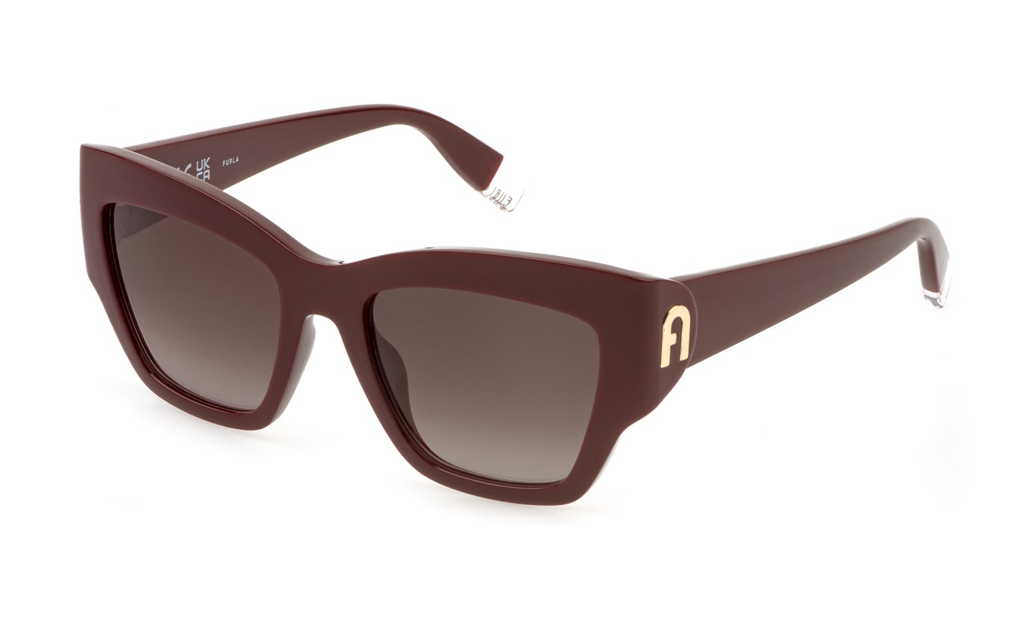 0190605605974 - Damen SFU891 09FH Sonnenbrillen Injiziert Bordeaux Braun Quadratisch Normal Schattiert 0190605605974 - Damen SFU891 09FH Sonnenbrillen Injiziert Bordeaux Braun Quadratisch Normal Schattiert