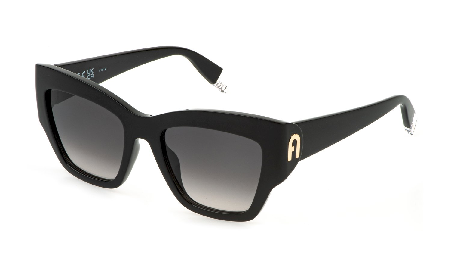 0190605605981 - Damen SFU891 0Z42 Sonnenbrillen Injiziert Schwarz Rauch Quadratisch Normal Schattiert 0190605605981 - Damen SFU891 0Z42 Sonnenbrillen Injiziert Schwarz Rauch Quadratisch Normal Schattiert