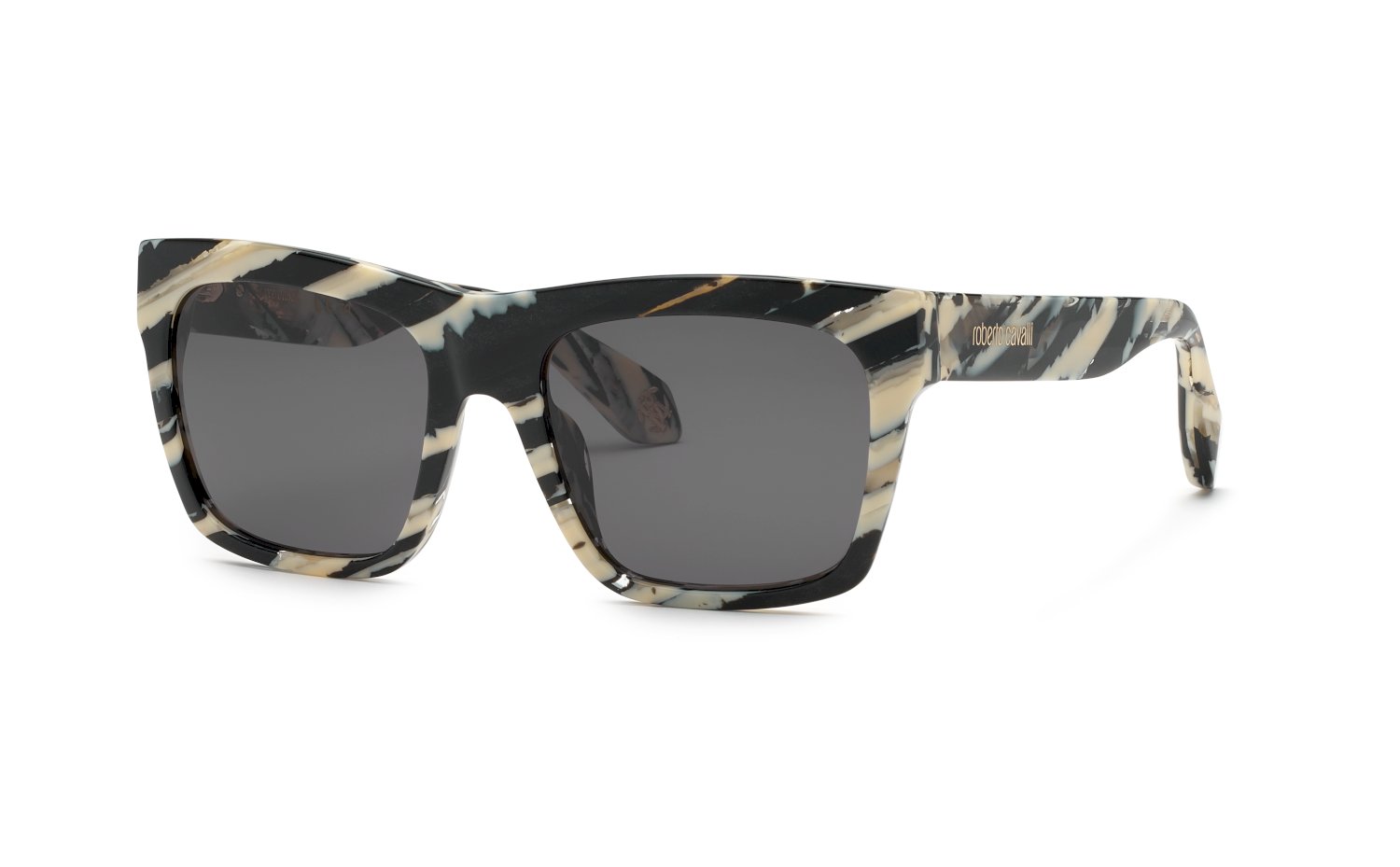 0190605623138 - Unisex SRC126M  09NN Sonnenbrillen Acetat Schwarz Rauch Quadratisch Normal