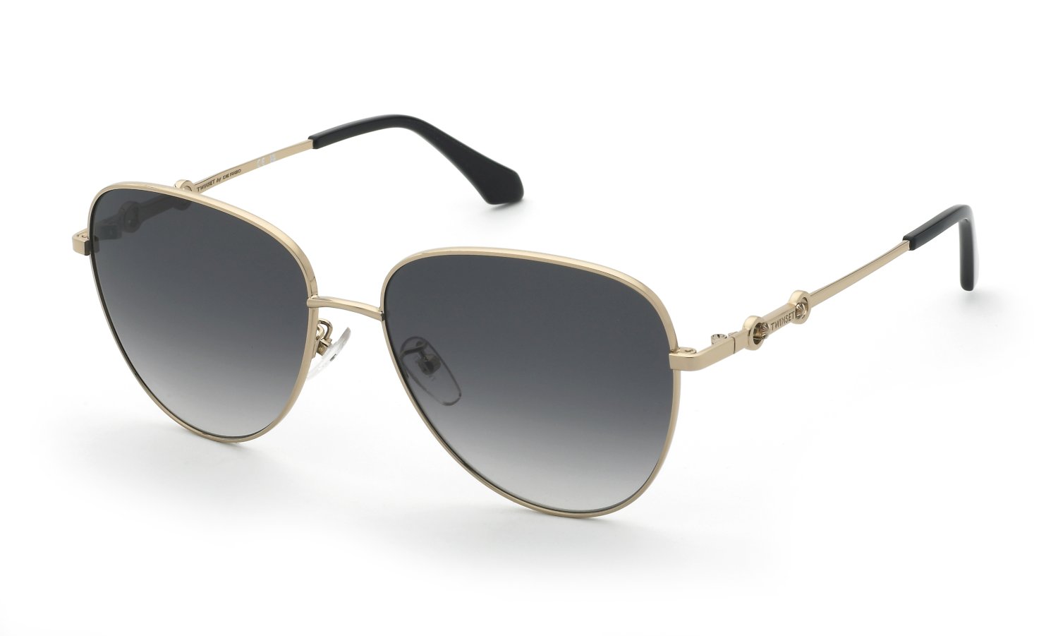 0190605624135 - Damen STW102 300 Gläser SONNENBRILLEN Metall Gold Rauch Pilot Normal Schattiert 0190605624135 - Damen STW102 300 Gläser SONNENBRILLEN Metall Gold Rauch Pilot Normal Schattiert