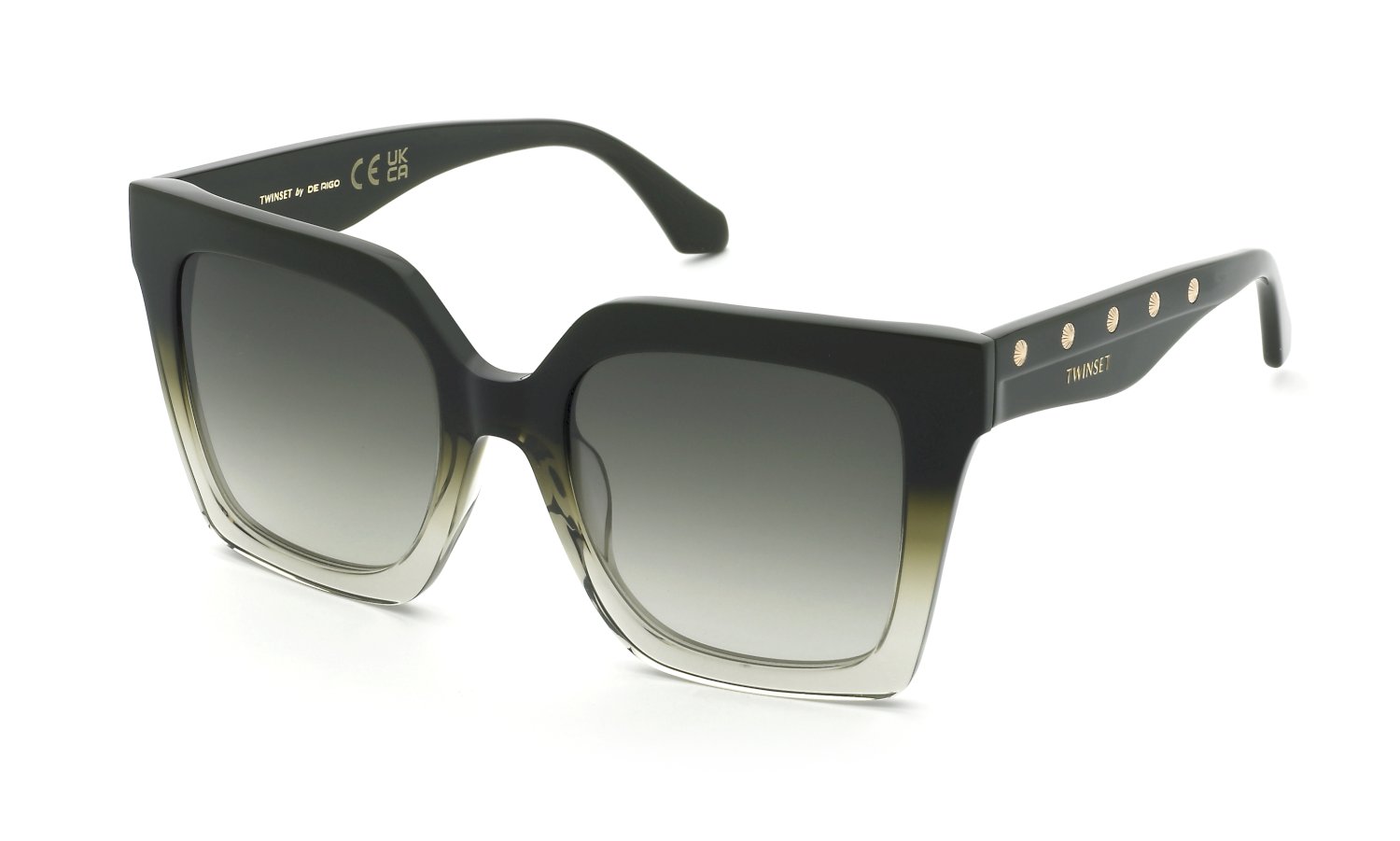 0190605624241 - Damen STW105 0D77 Gläser SONNENBRILLEN Acetat Grün Grün Quadratisch Normal Schattiert 0190605624241 - Damen STW105 0D77 Gläser SONNENBRILLEN Acetat Grün Grün Quadratisch Normal Schattiert