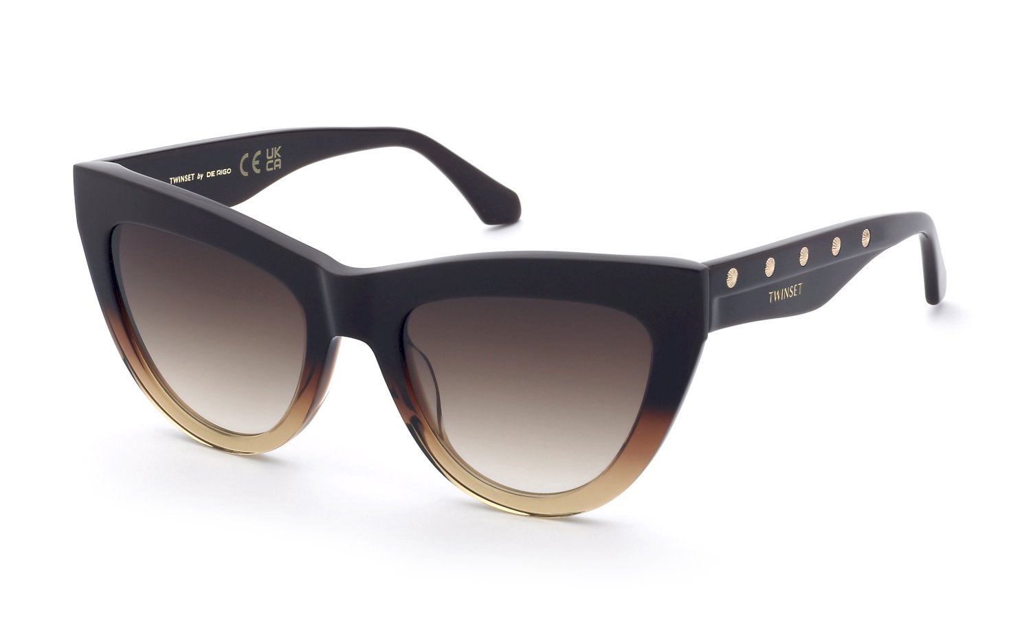 0190605624289 - Damen STW106  09WQ Gläser SONNENBRILLEN Acetat  Braun Cat Eye Normal Schattiert