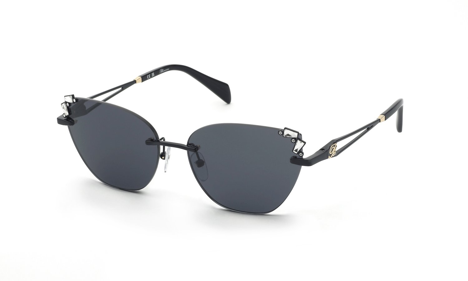 0190605626436 - Damen SBM230S 530 Sonnenbrillen Metall Schwarz Rauch Schmetterling Normal 0190605626436 - Damen SBM230S 530 Sonnenbrillen Metall Schwarz Rauch Schmetterling Normal