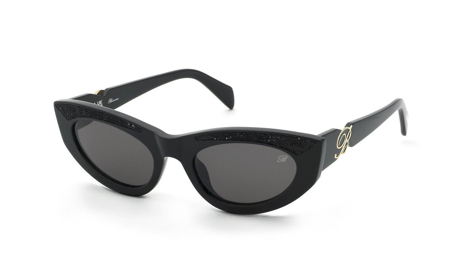 0190605626559 - Damen SBM888V  700F Sonnenbrillen Acetat Schwarz Rauch Schmetterling Normal