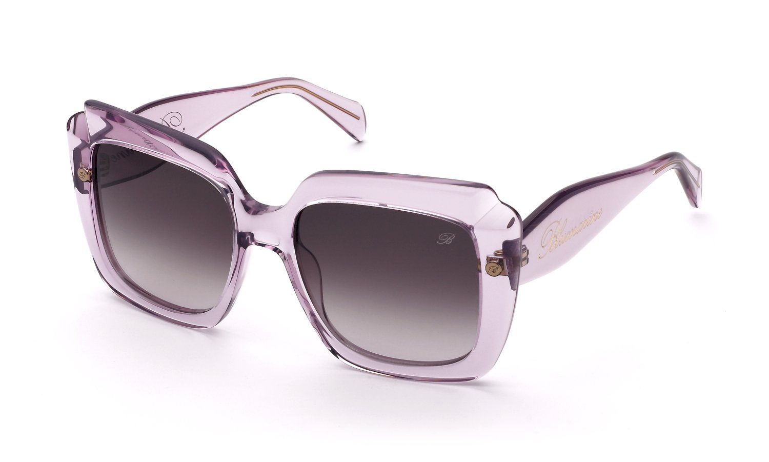 0190605626566 - Damen SBM889  06MH Gläser SONNENBRILLEN Acetat Rosa Braun Quadratisch Normal Schattiert