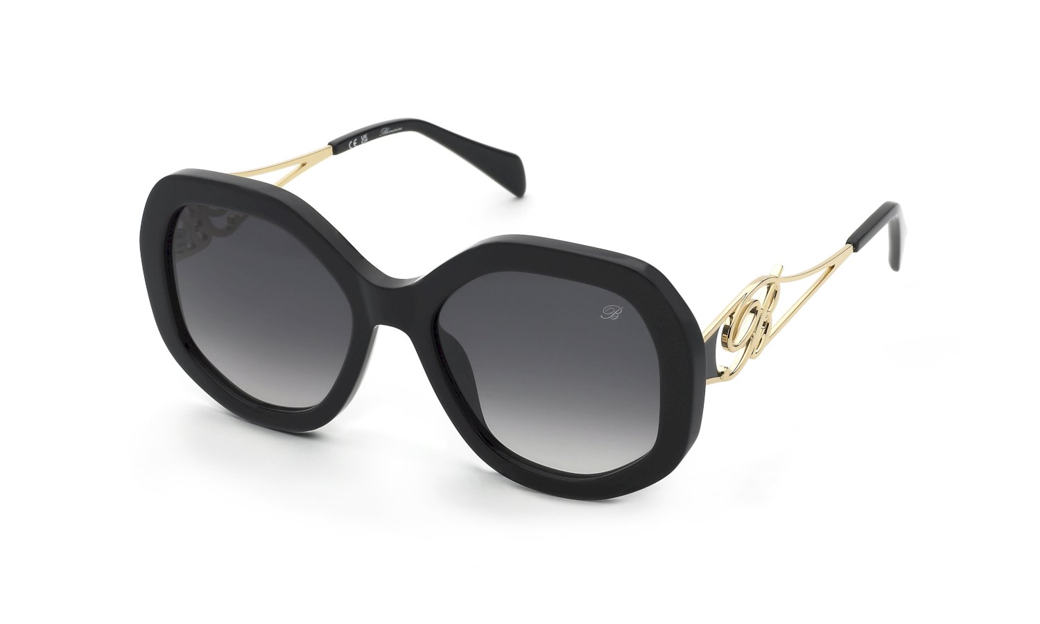 0190605626696 - Damen SBM892  700 Sonnenbrillen Acetat Schwarz Rauch Geometrisch Normal Schattiert 0190605626696 - Damen SBM892  700 Sonnenbrillen Acetat Schwarz Rauch Geometrisch Normal Schattiert