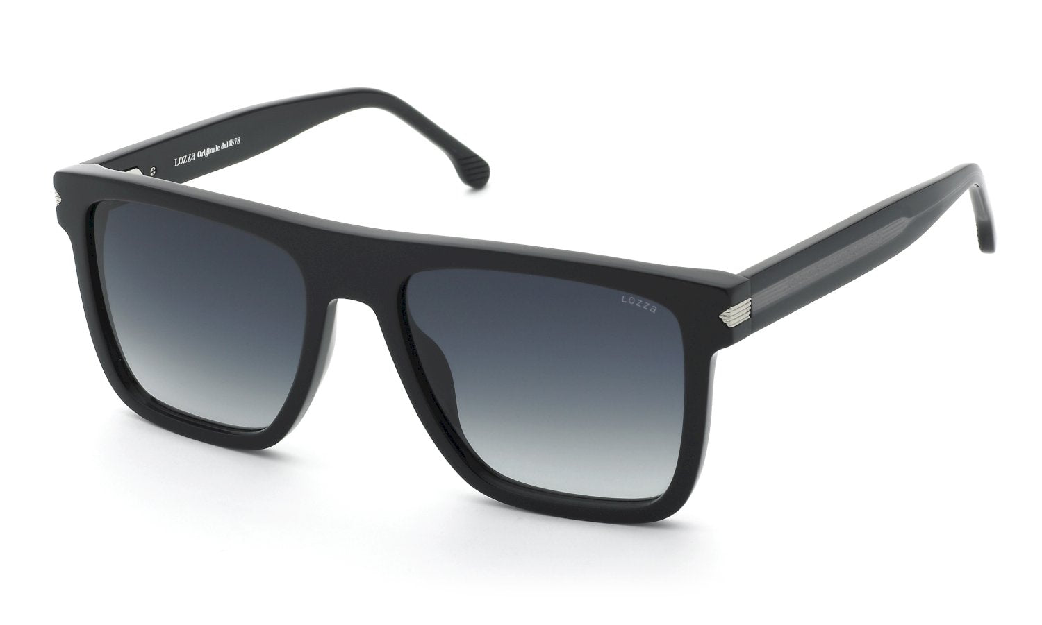 0190605630877 - Herren SL4396 MARATEA 6  700Y Sonnenbrillen Acetat Schwarz Blau Quadratisch Normal Schattiert