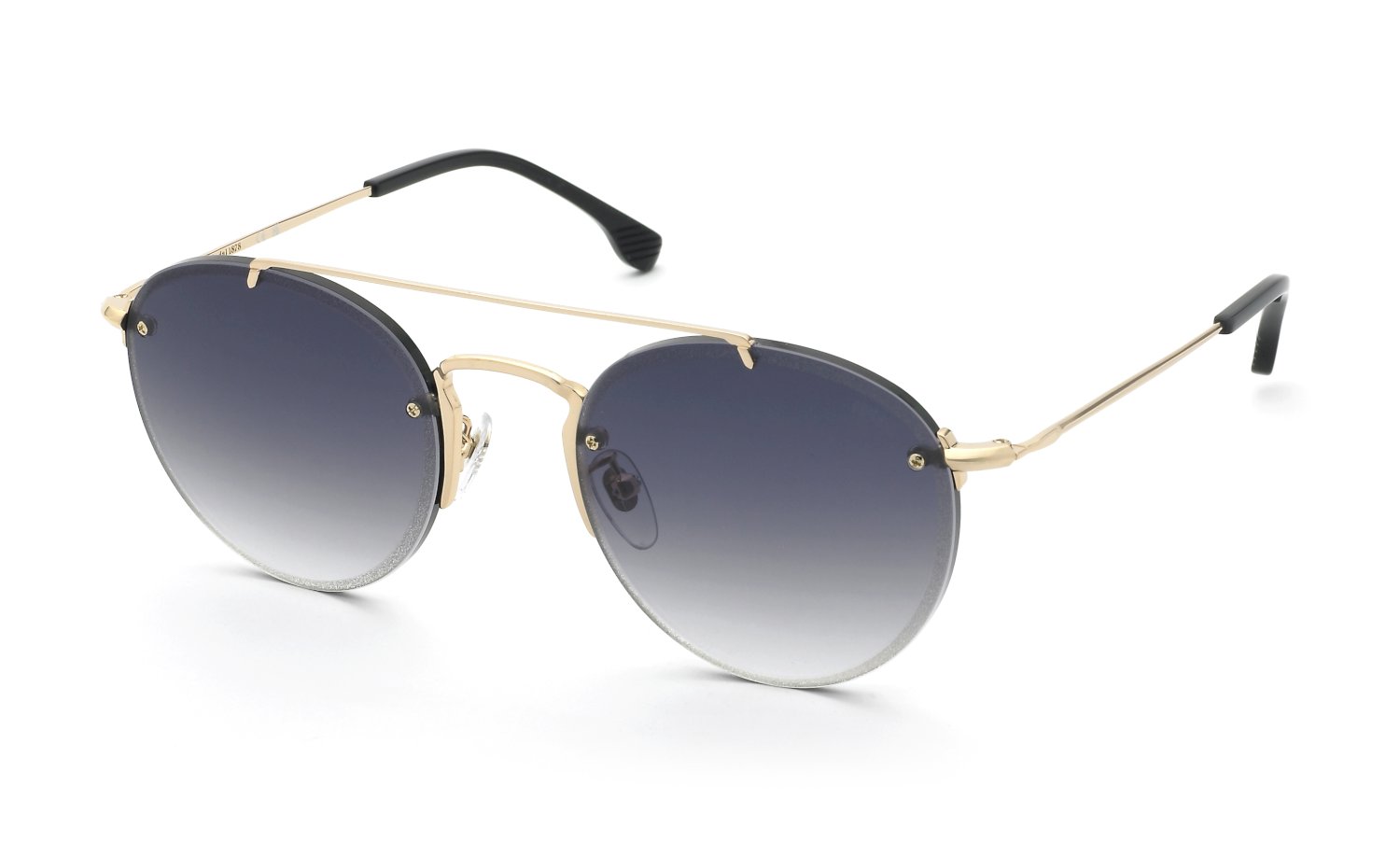 0190605630969 - Herren SL2433 GUBBIO 3  300 Sonnenbrillen Metall Gold Rauch Pantos Normal Schattiert