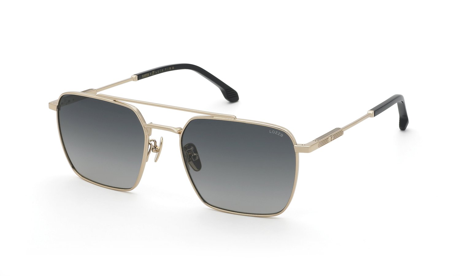 0190605653043 - Herren SL2437  300 Sonnenbrillen Metall Gold Rauch Quadratisch Normal Schattiert