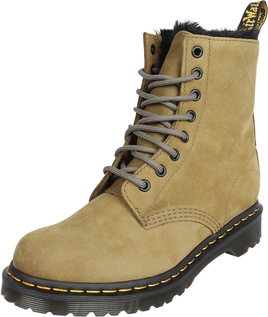 0190665603460 - 1460 Serena - Dms Olive Buffbuck Boot oliv in EU36