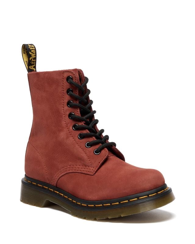 0190665740271 - 1460 Pascal - Russet Red Milled Nubuck MB Bikerboot rost in EU41 0190665740271 - 1460 Pascal - Russet Red Milled Nubuck MB Bikerboot rost in EU41