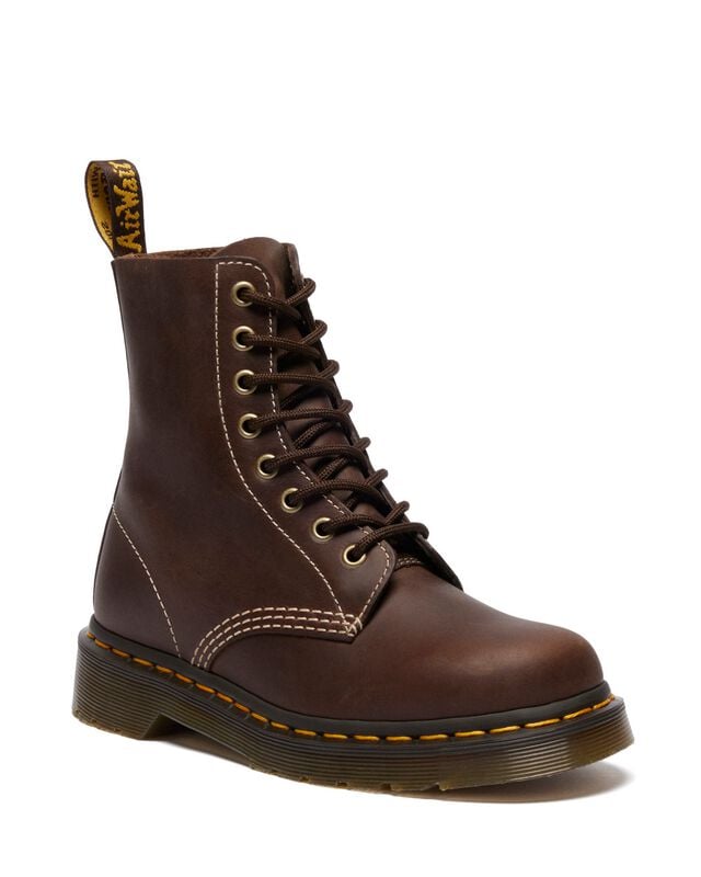 0190665741957 - 1460 Pascal - Dark Brown Wyoming Bikerboot braun in EU39