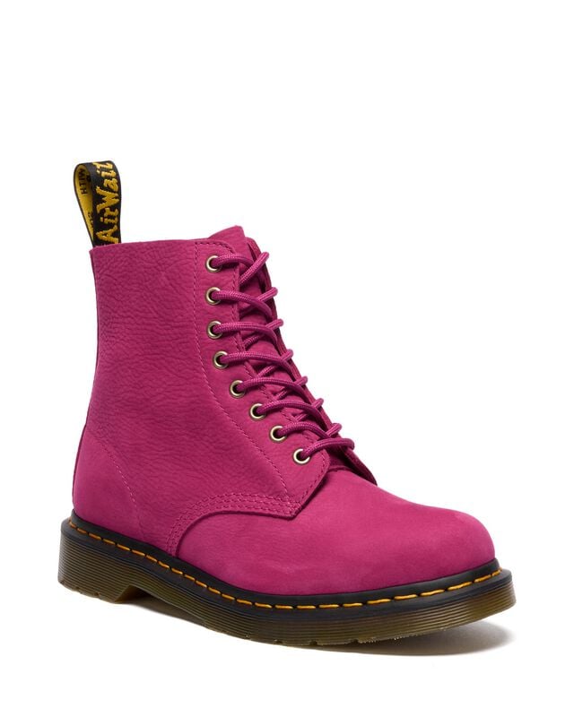 0190665742015 - 1460 8 Eye Boot  - Fuchsia Pink Milled Nubuckk MB Bikerboot pink in EU37
