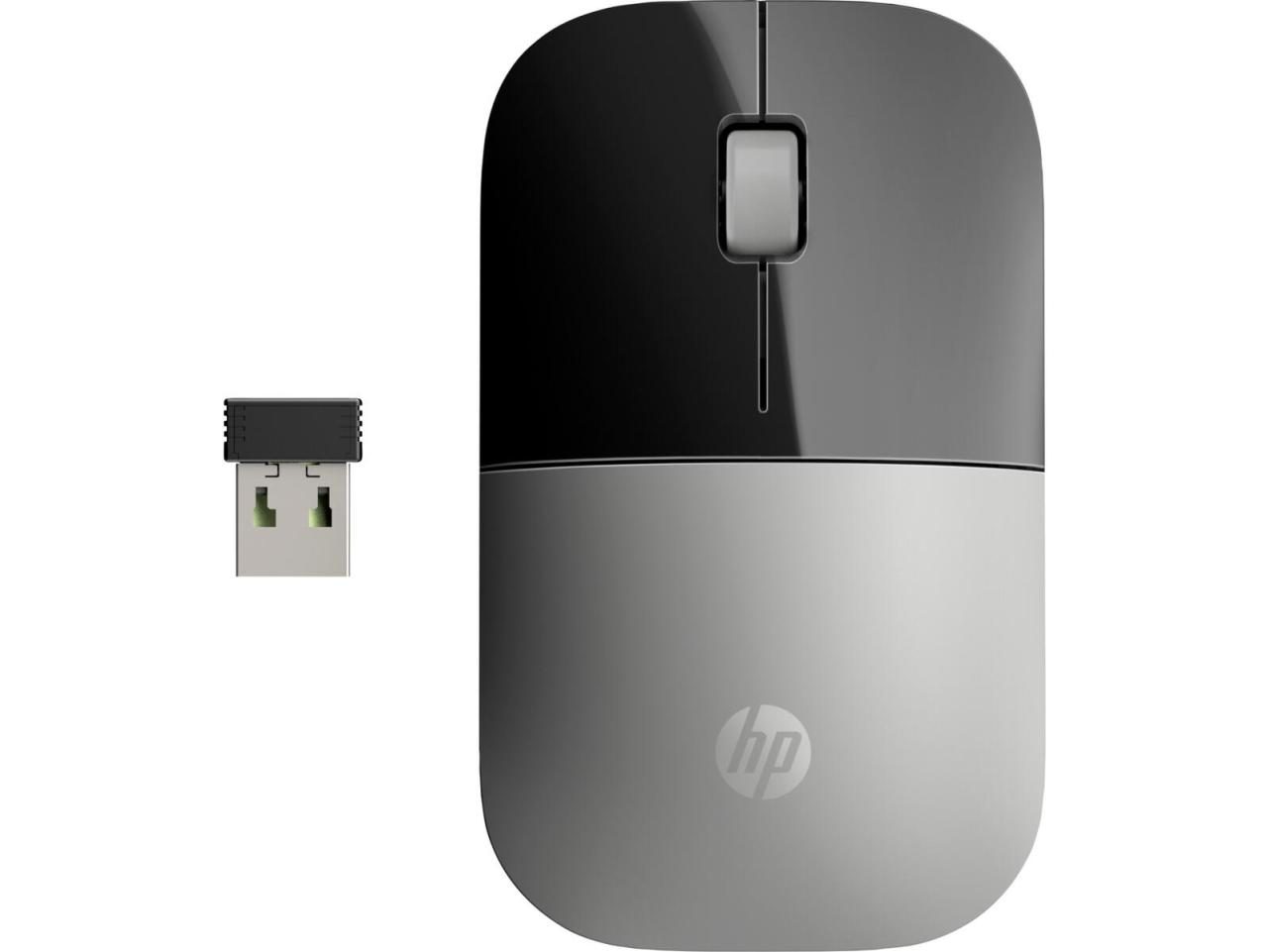 0190780030585 - Hewlett Packard Z3700 Maus X7Q44AA kabellos USB-Empfänger silber (X7Q44AAABB)