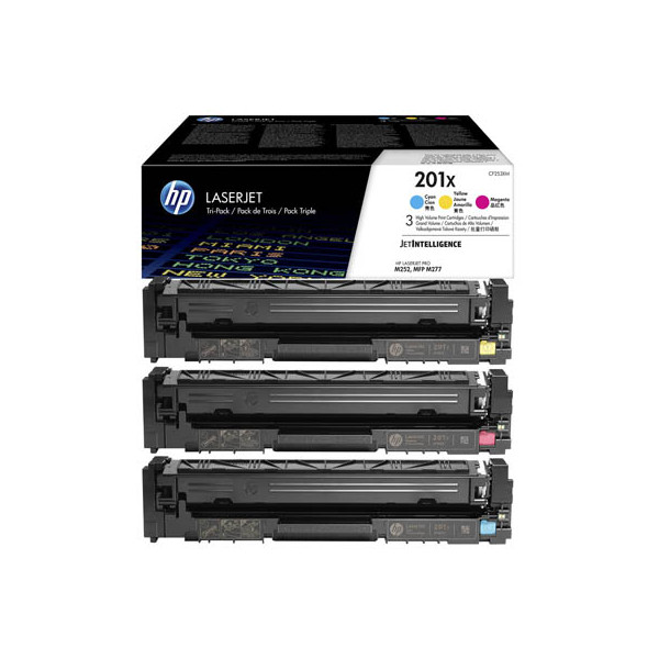 0190780321362 - Hp CF253XM   201X Original Toner Multipack (c m y) für ca 2300 Seiten (CF253XM) - Hewlett Packard