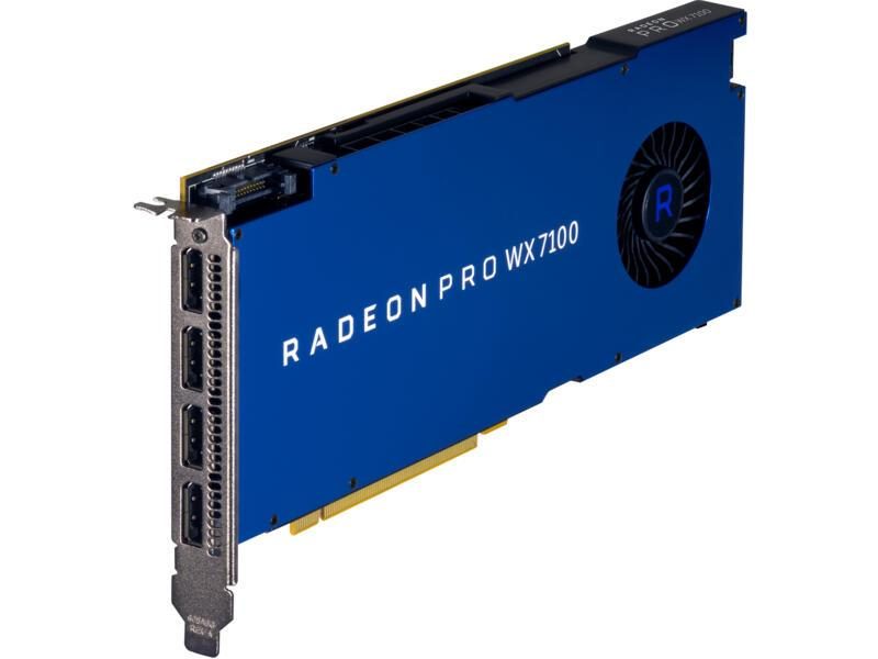 0190780612491 - HP AMD Radeon Pro WX 7100 Grafikkarte mit 8 GB