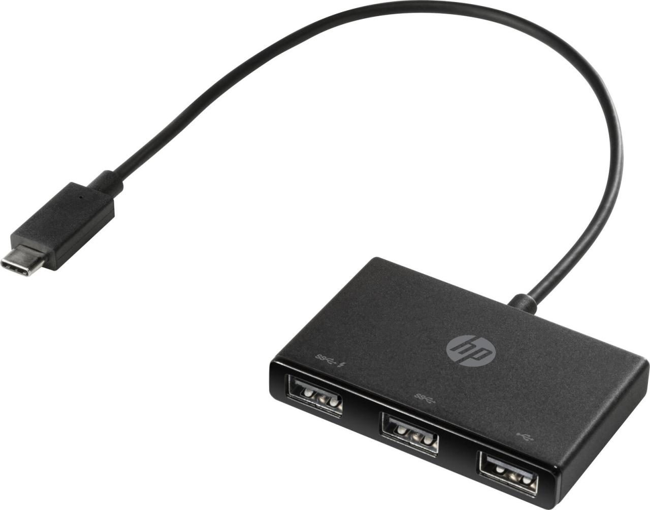 0190780850923 - Hewlett Packard - Hp usb-c zu usb-a - hub - 3 port superspeed usb 30 desktop liquidation