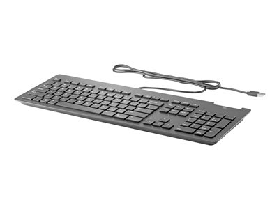 0190780958568 - Business Slim - Tastatur - USB - Deutsch - Schwarz - für 34 Z1 G9  Elite 800 G9  Pro 260 G9 400 G9  ProOne 440 G9  ZBook Fury 15 G8 17 G8