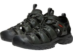 0191190488386 - KEEN Outdoorsandalen Targhee III Leder wasserfest für Herren grau 46