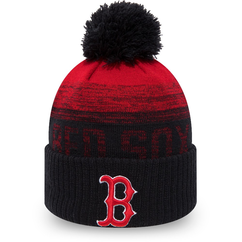 0191324238207 - Mütze New Era MLB Sport Knit Boston Red Sox