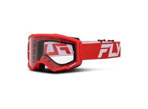 0191361408373 - Crossbrille FLY Racing Focus Rot-Weiß