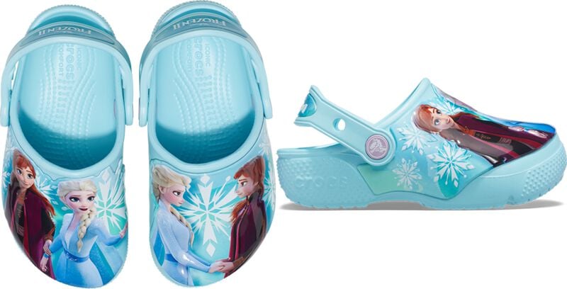 0191448869370 - Kids Disney Frozen Clog Hausschuh blau in EU 27-28