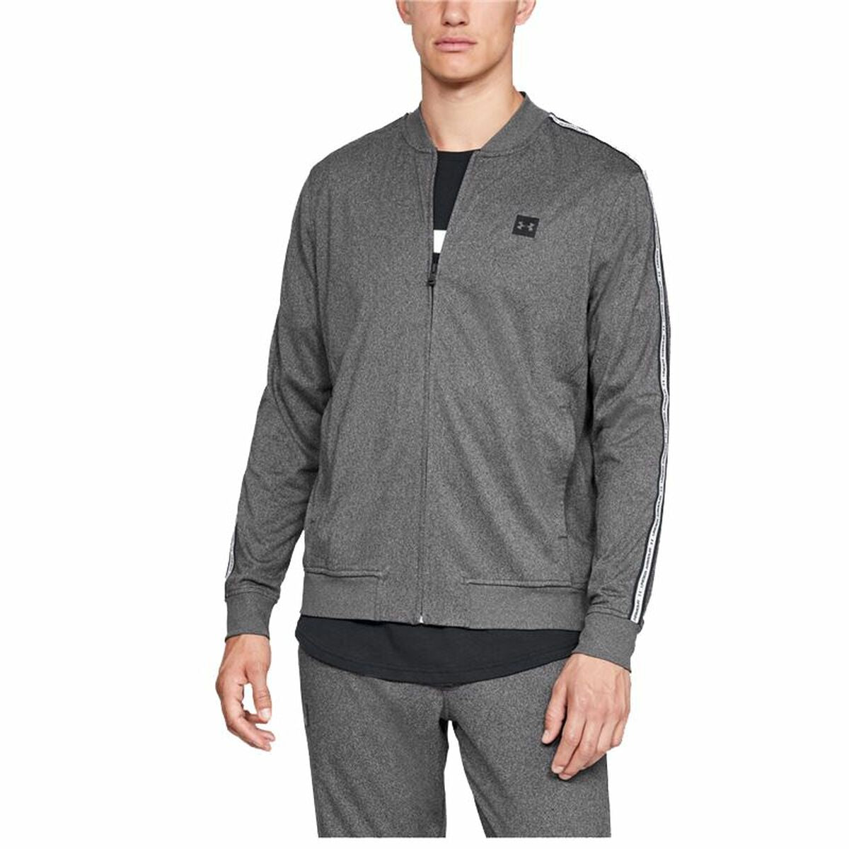 0191480946176 - Sportjackefür Herren Tricot Track Dunkelgrau 0191480946176 - Sportjackefür Herren Tricot Track Dunkelgrau