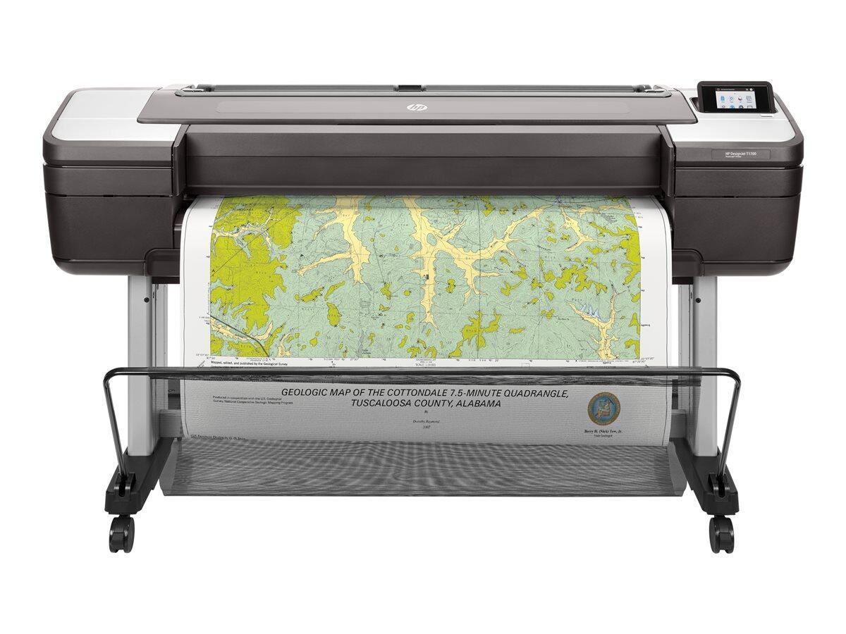 0191628121922 - DesignJet T1700 Mono Thermal Großformatdrucker DIN A0 Schwarz Grau W6B55A#B19